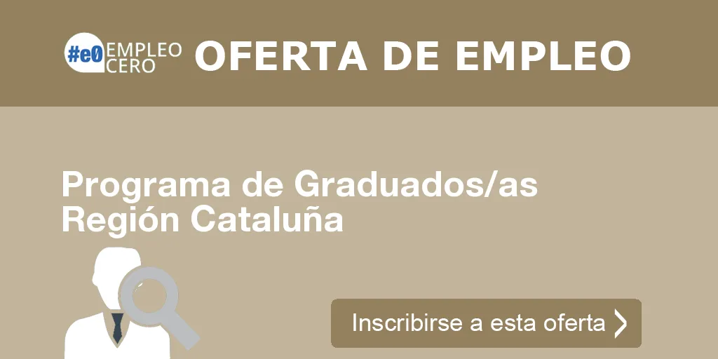 Programa de Graduados/as Región Cataluña