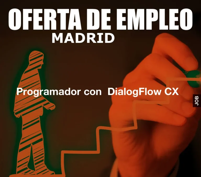 Programador con  DialogFlow CX