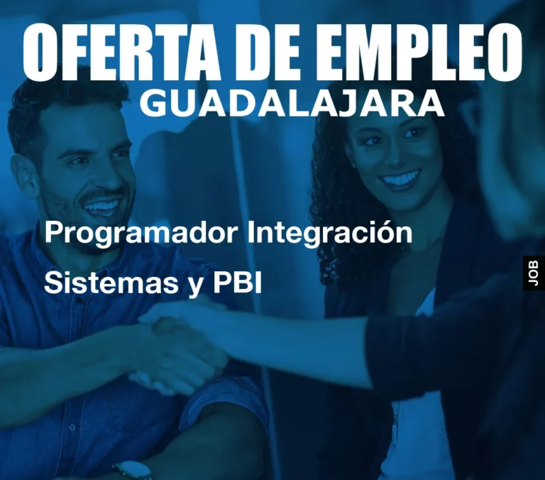 Programador Integraci?n Sistemas y PBI