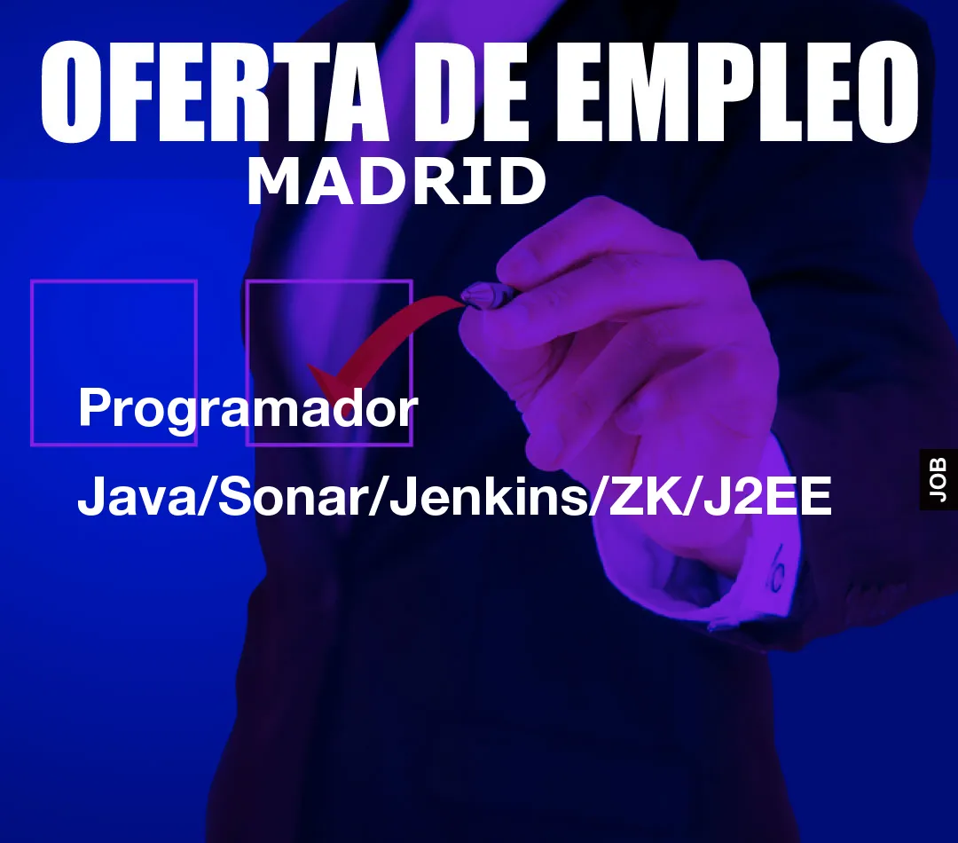 Programador Java/Sonar/Jenkins/ZK/J2EE