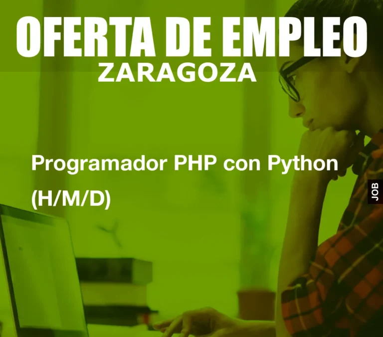 Programador PHP con Python (H/M/D)