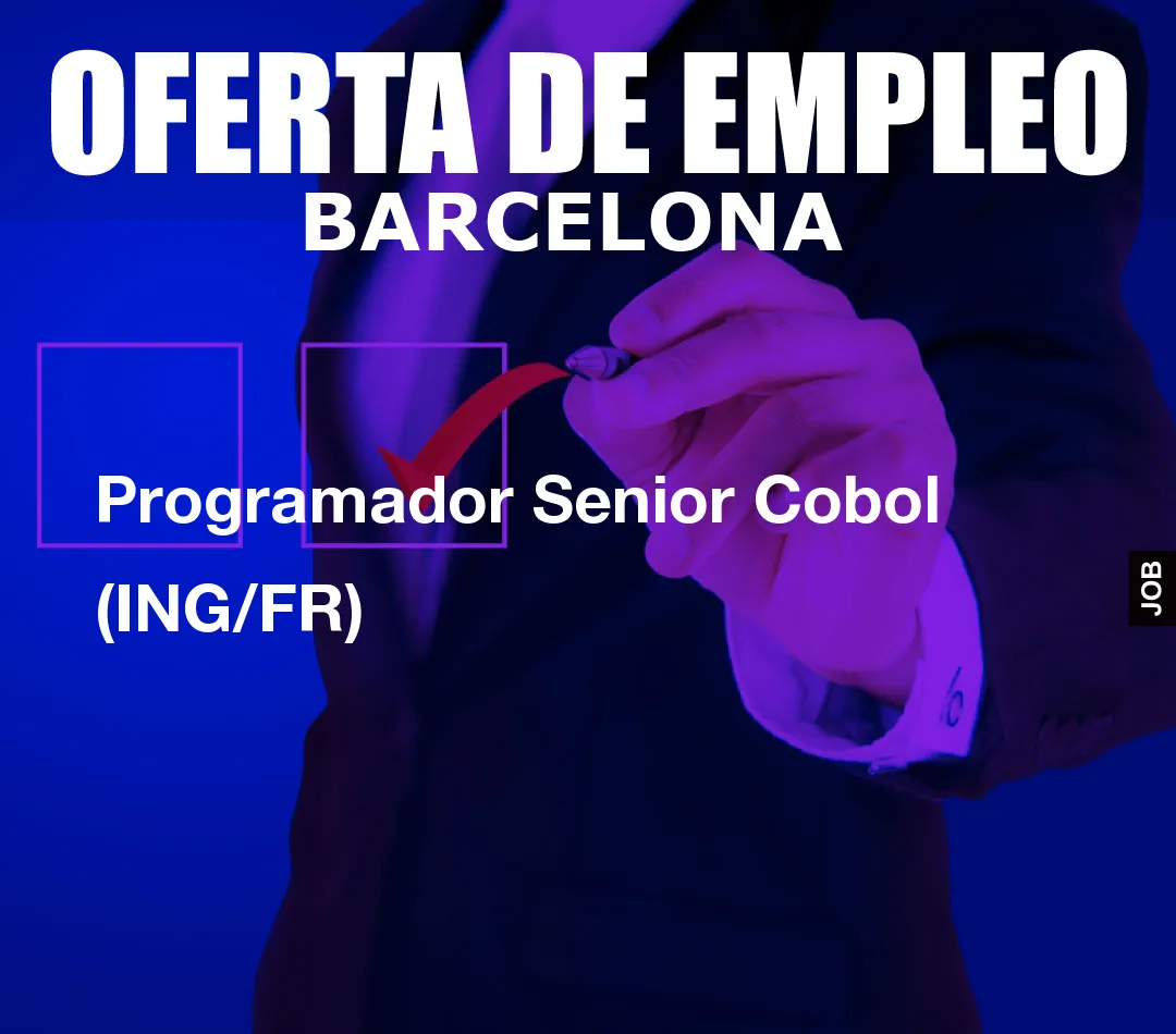 Programador Senior Cobol (ING/FR)