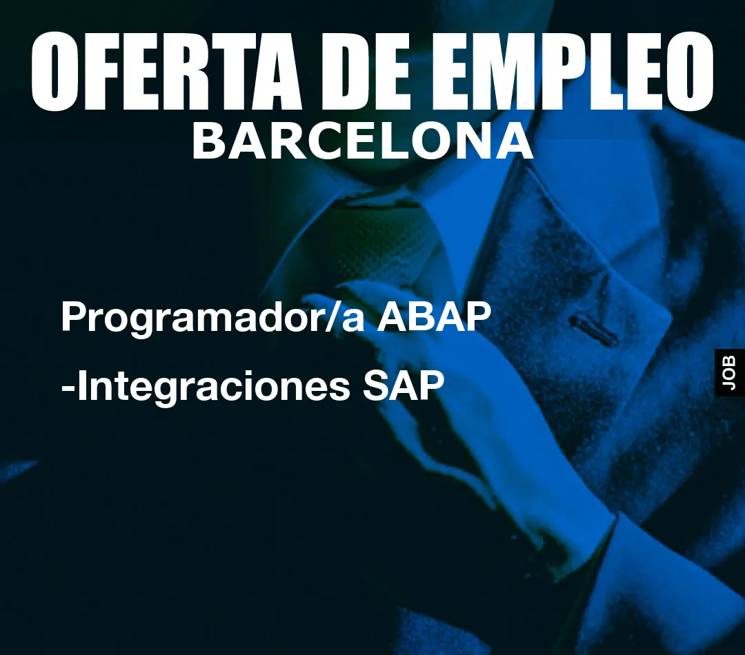 Programador/a ABAP -Integraciones SAP