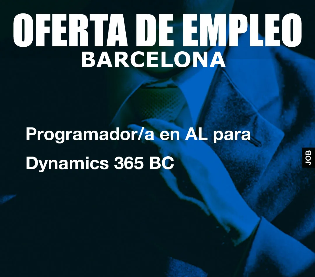 Programador/a en AL para Dynamics 365 BC