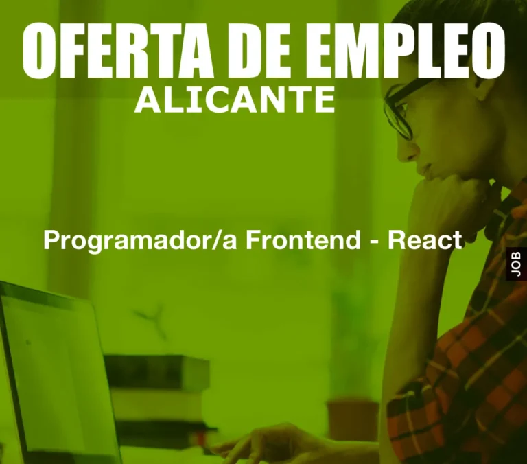 Programador/a Frontend – React