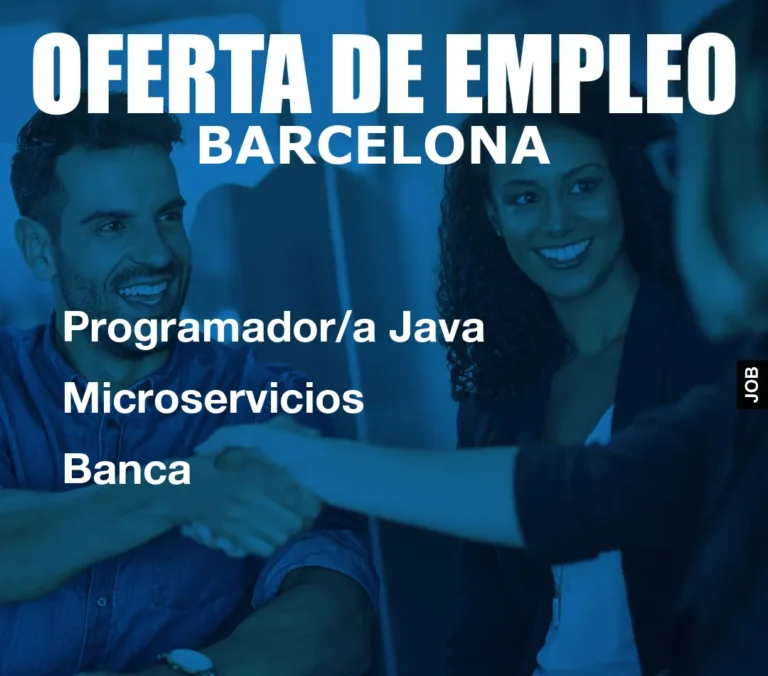 Programador/a Java Microservicios Banca