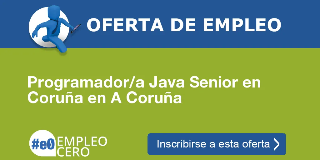 Programador/a Java Senior en Coruña en A Coruña