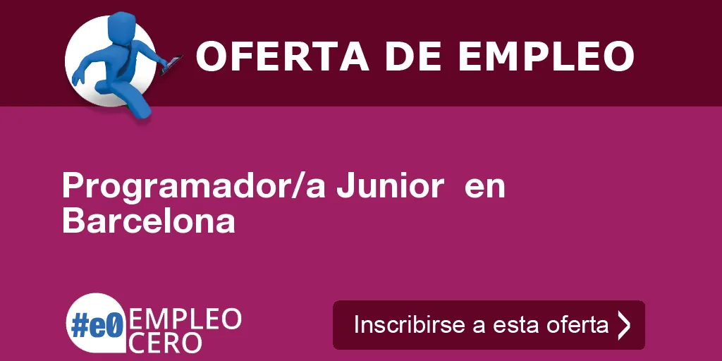 Programador/a Junior  en Barcelona