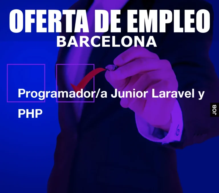 Programador/a Junior Laravel y PHP