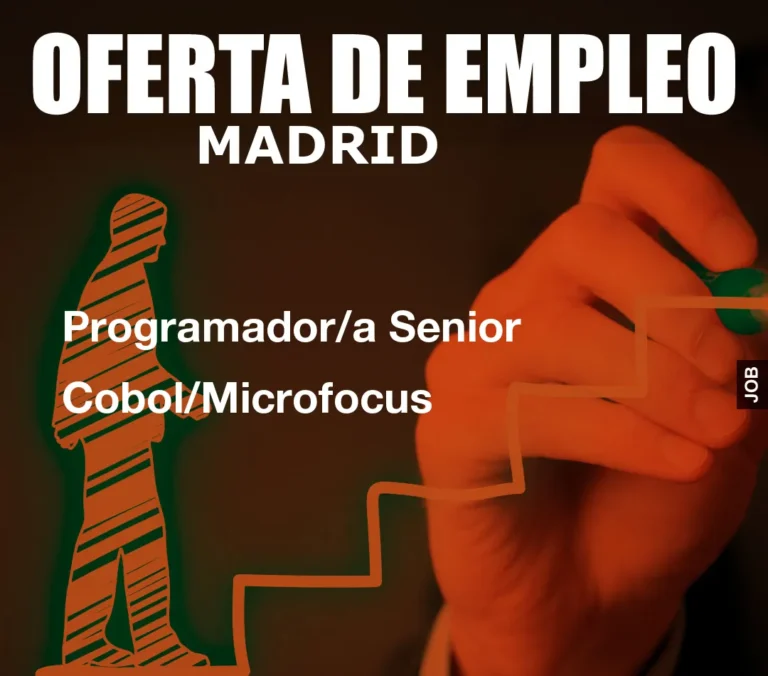 Programador/a Senior Cobol/Microfocus