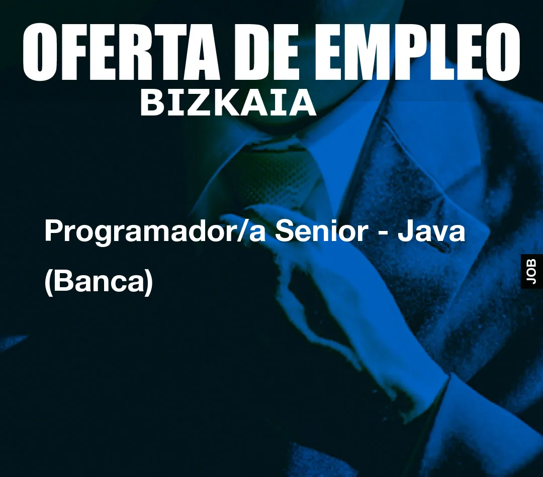 Programador/a Senior - Java (Banca)