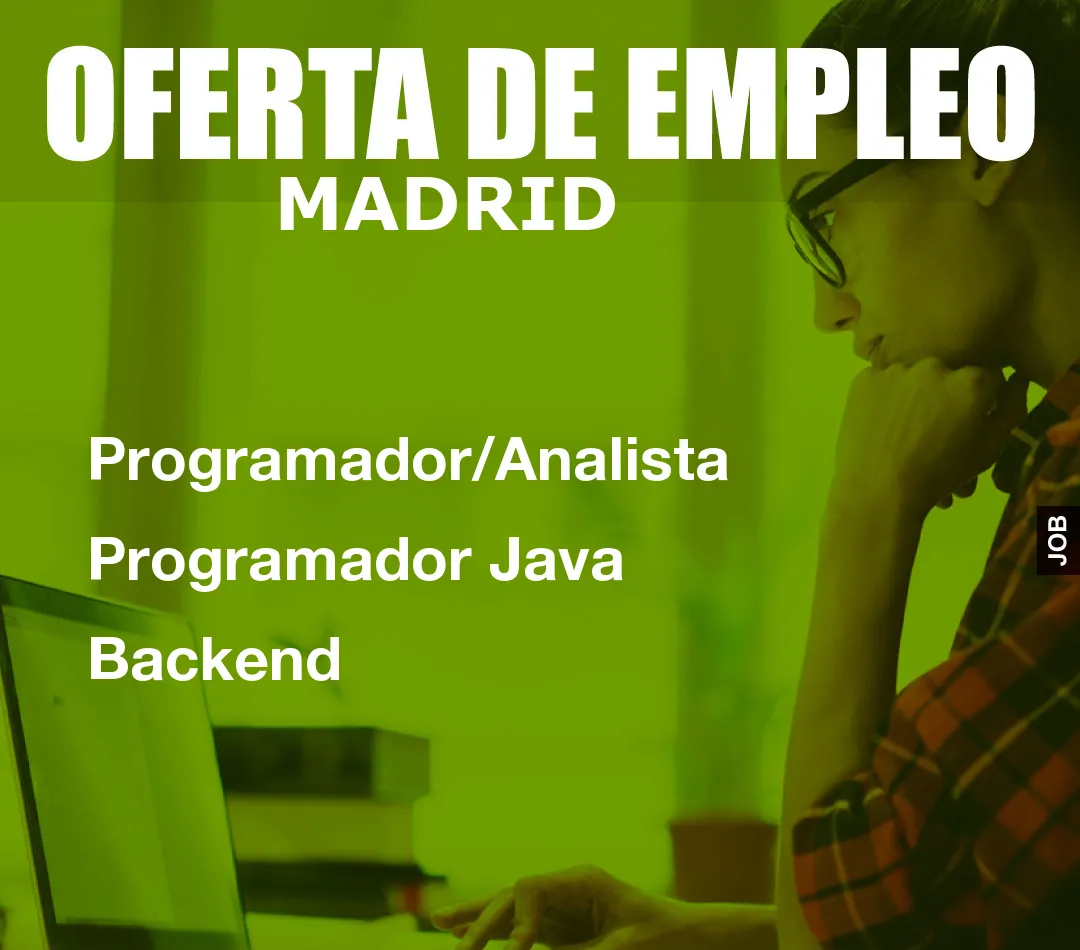 Programador/Analista Programador Java Backend