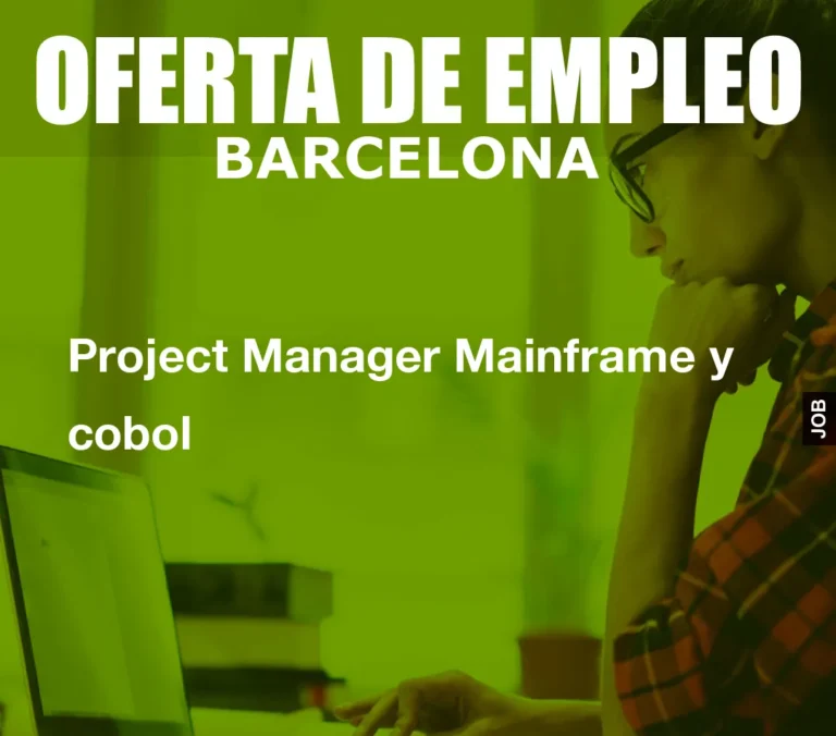 Project Manager Mainframe y cobol