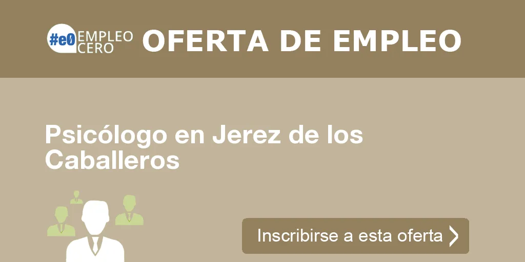 Psicólogo en Jerez de los Caballeros