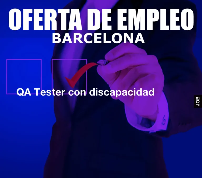 QA Tester con discapacidad