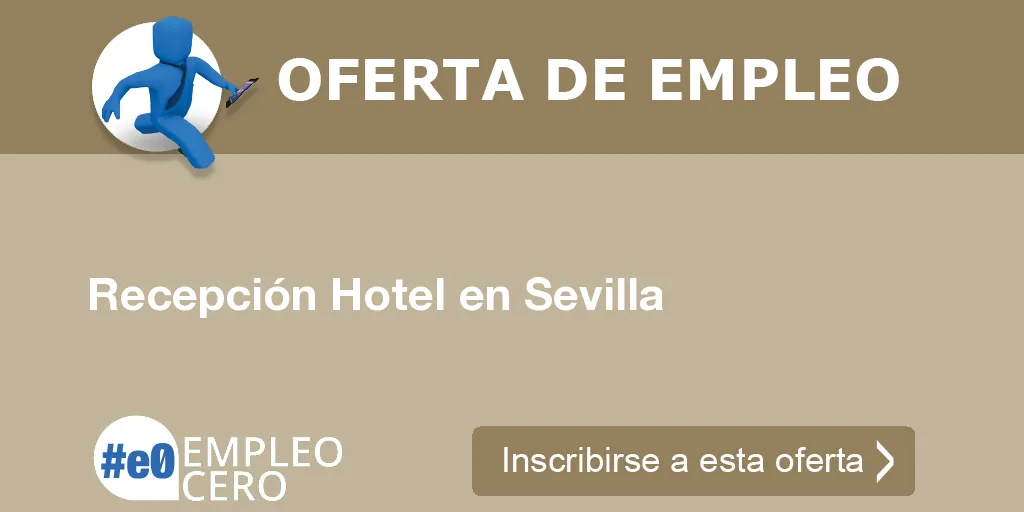 Recepción Hotel en Sevilla