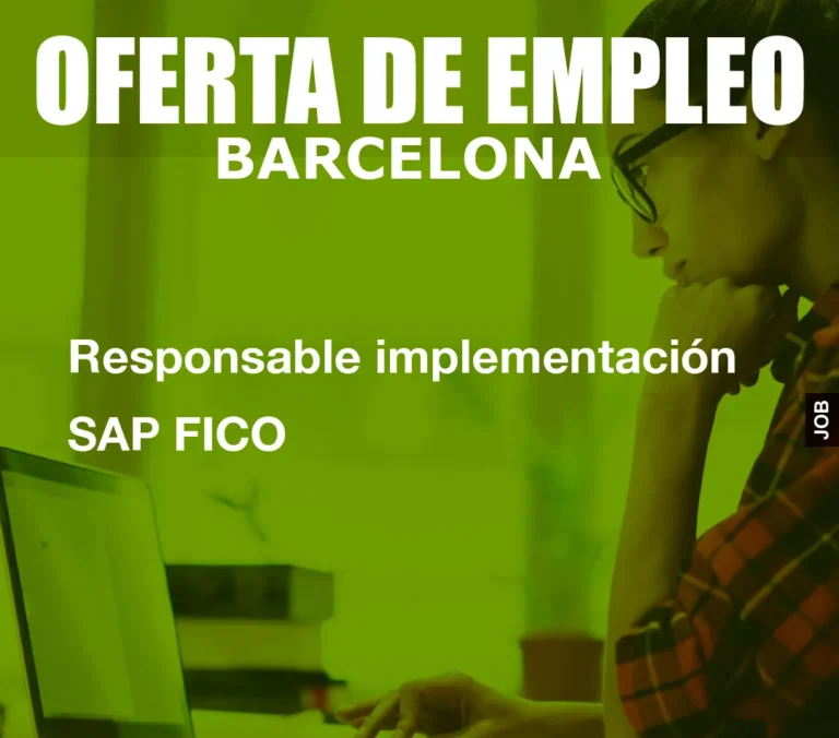 Responsable implementación SAP FICO