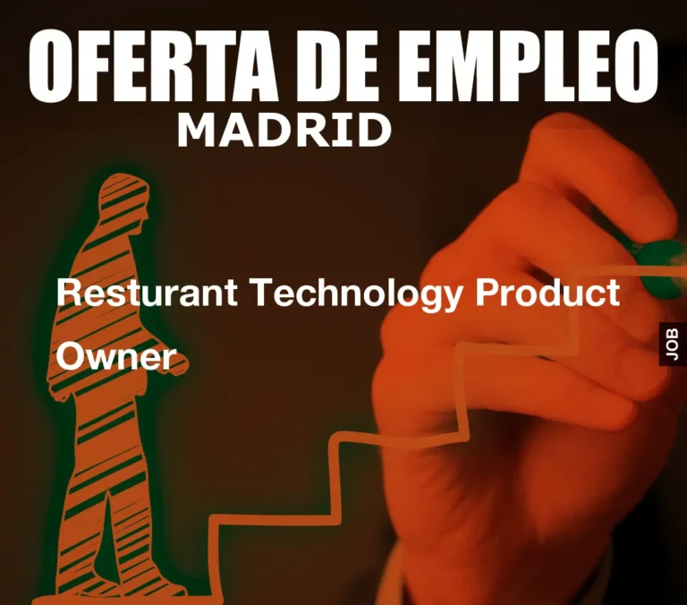 Resturant Technology Product Owner