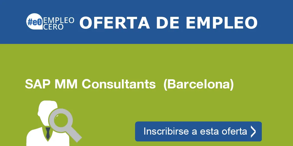 SAP MM Consultants  (Barcelona)