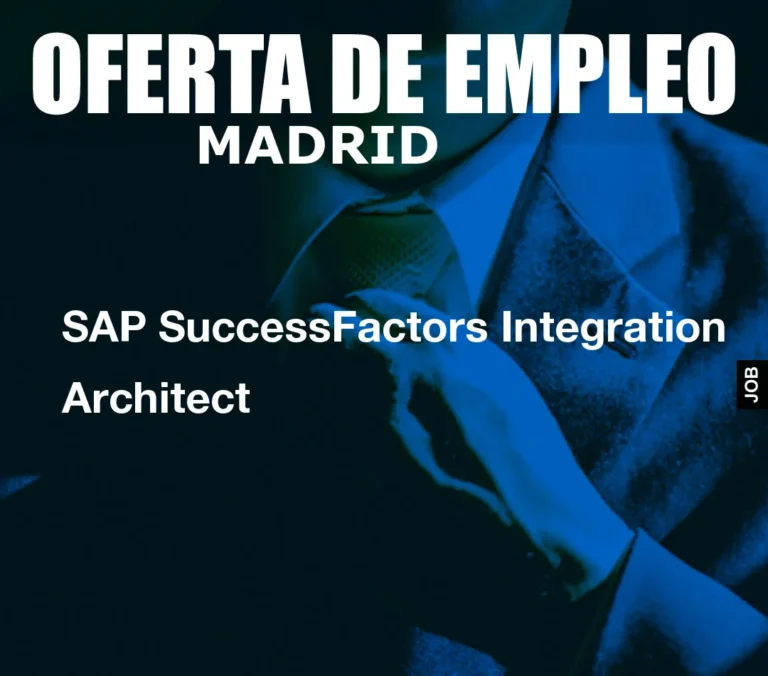 SAP SuccessFactors Integration Architect