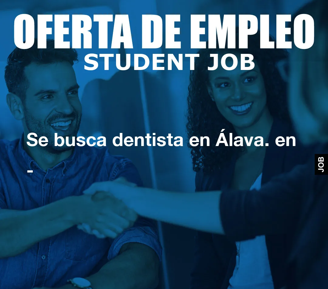 Se busca dentista en