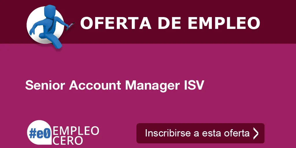 Senior Account Manager ISV