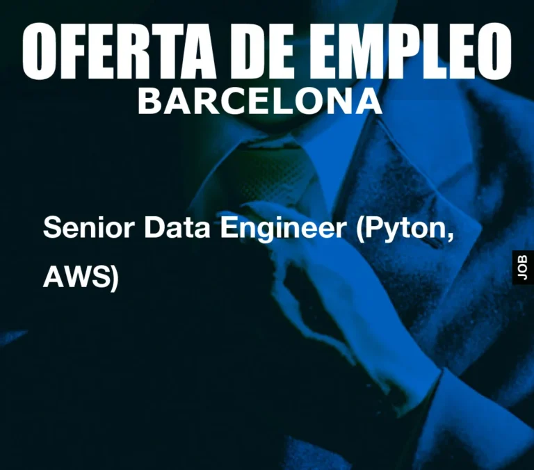 Senior Data Engineer (Pyton, AWS)