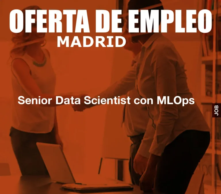 Senior Data Scientist con MLOps