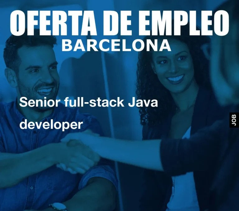 Senior full-stack Java developer 