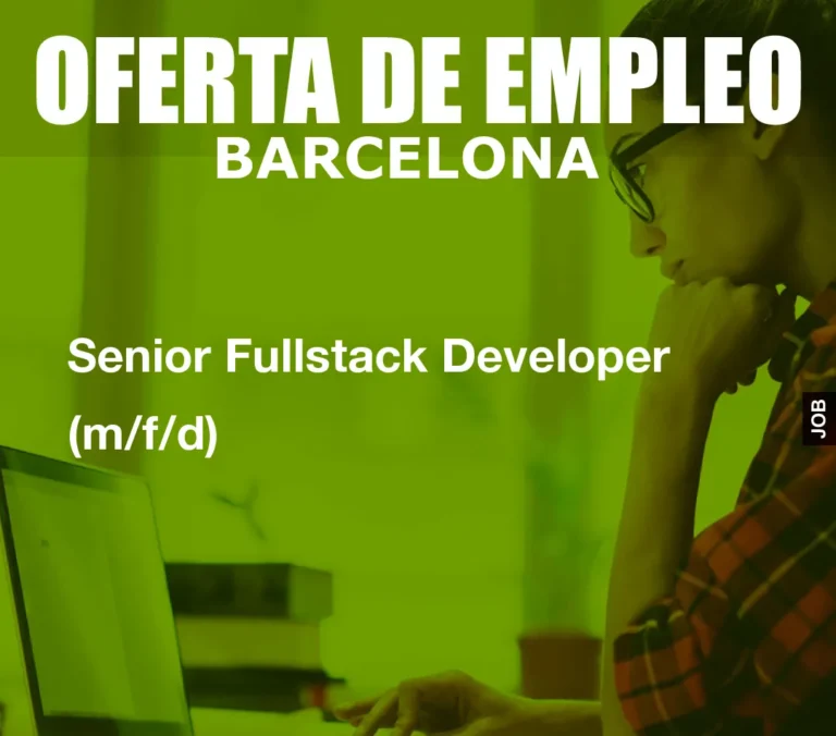 Senior Fullstack Developer (m/f/d)