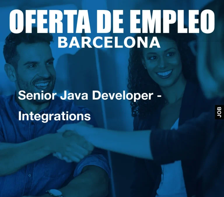 Senior Java Developer – Integrations