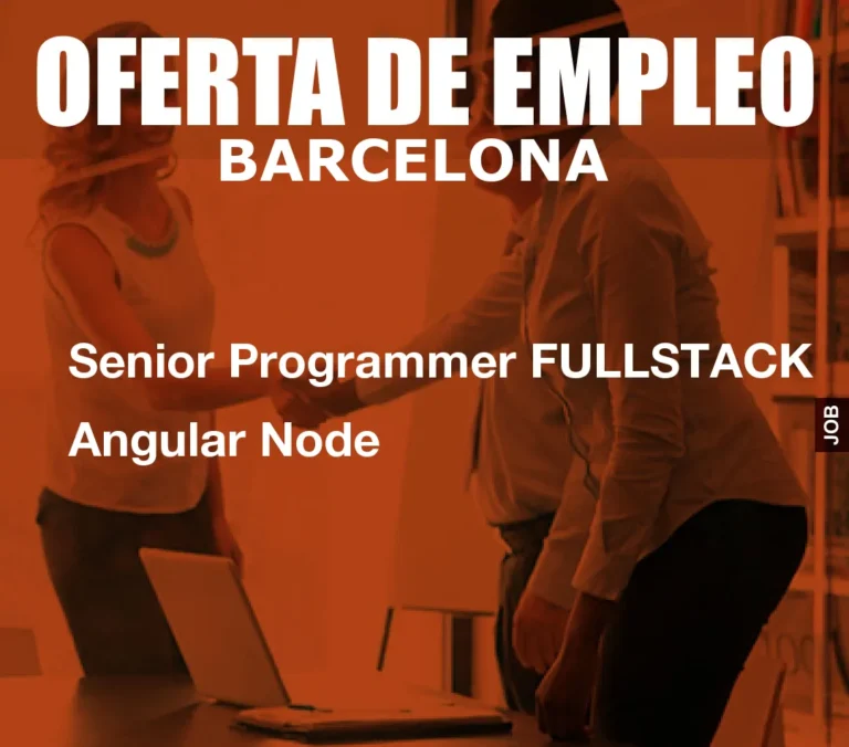 Senior Programmer FULLSTACK Angular Node