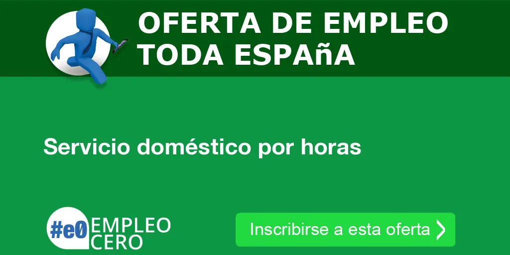 Servicio doméstico por horas