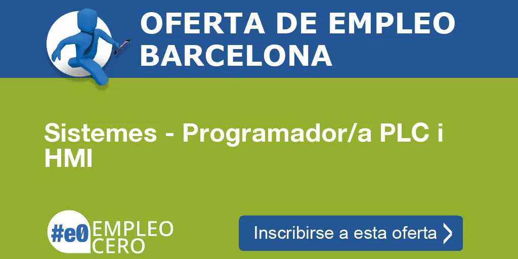 Sistemes - Programador/a PLC i HMI