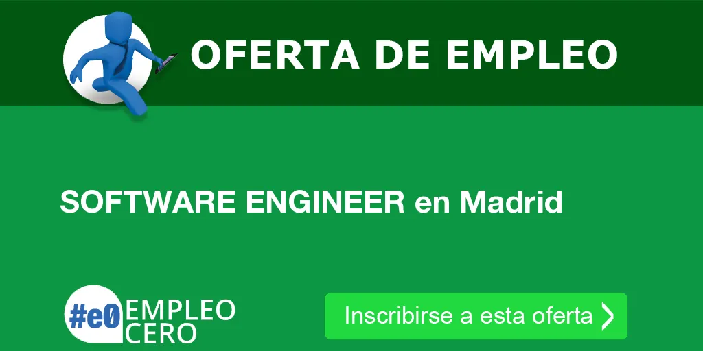 SOFTWARE ENGINEER en Madrid