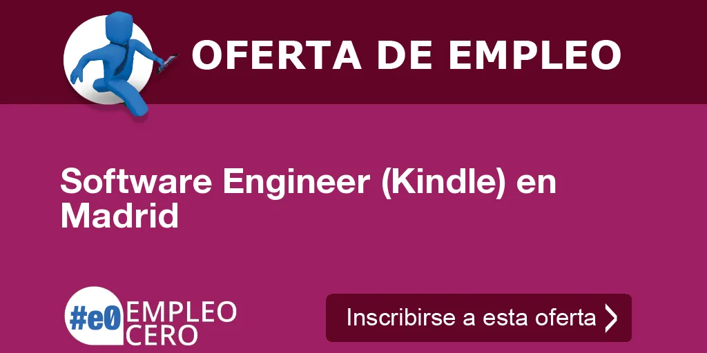 Software Engineer (Kindle) en Madrid