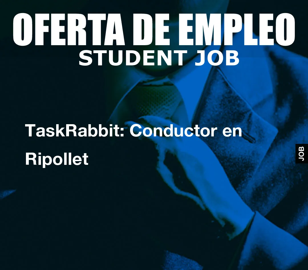 TaskRabbit: Conductor en Ripollet