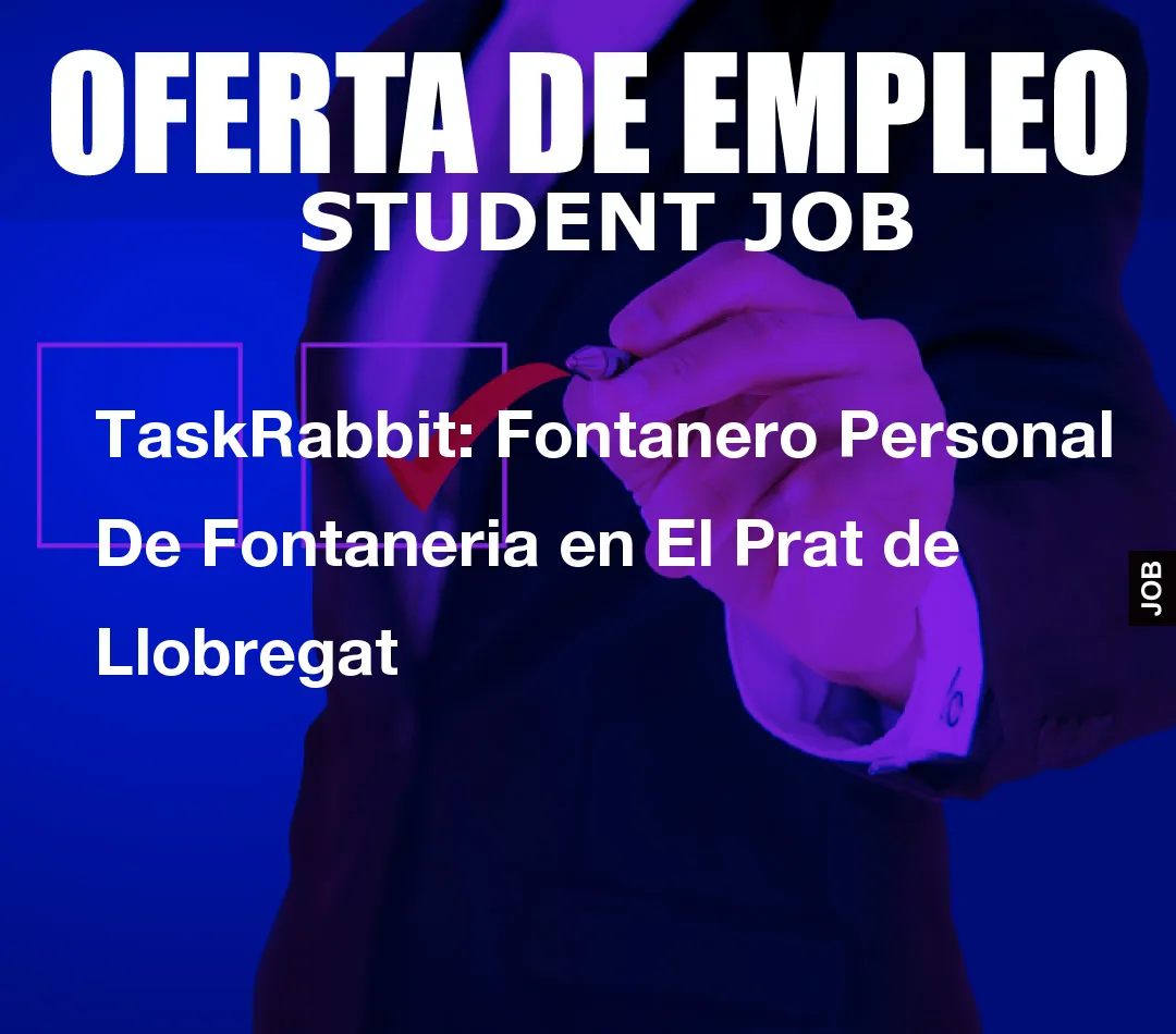 TaskRabbit: Fontanero Personal De Fontaneria en El Prat de Llobregat