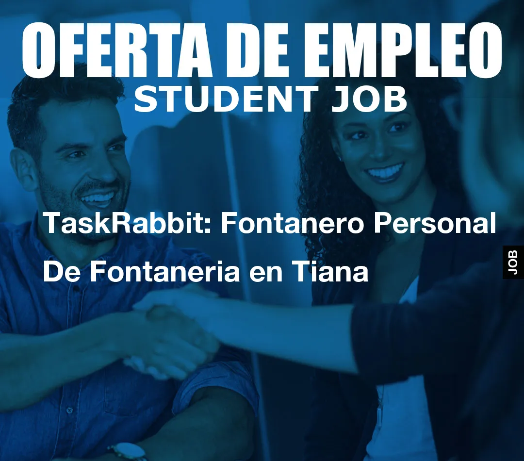 TaskRabbit: Fontanero Personal De Fontaneria en Tiana