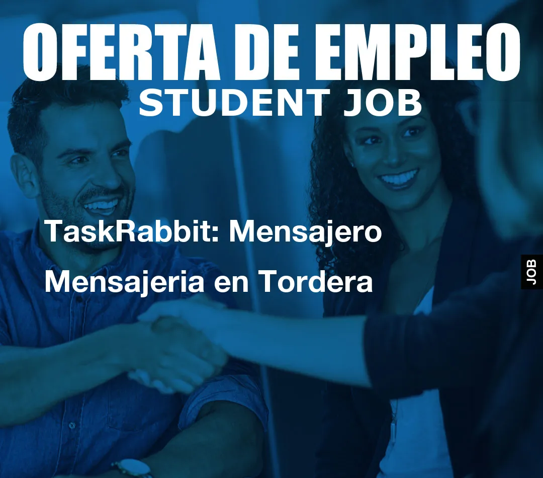 TaskRabbit: Mensajero Mensajeria en Tordera