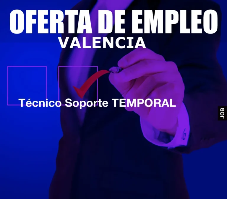 Técnico Soporte TEMPORAL