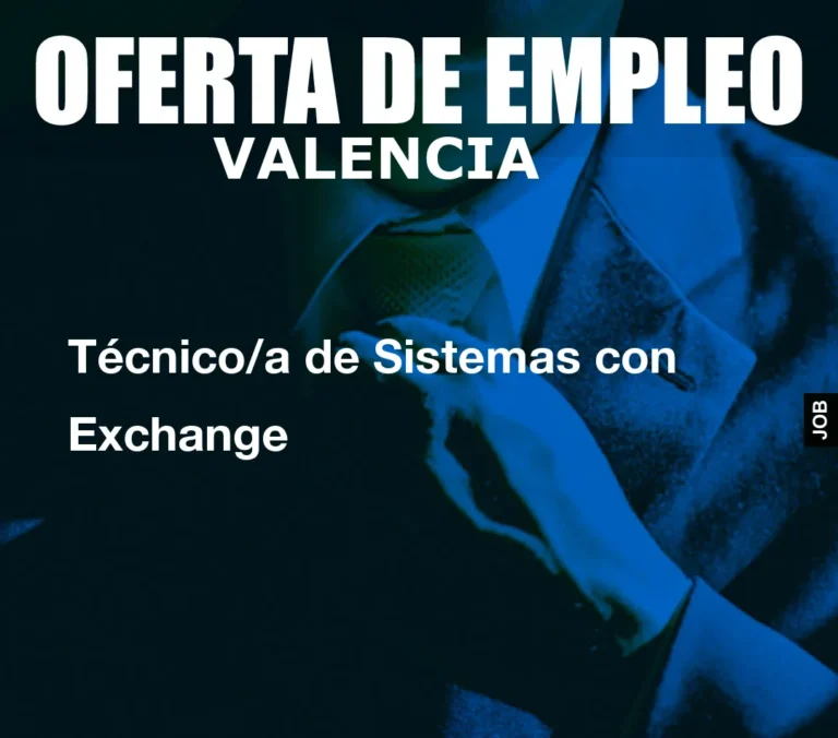 Técnico/a de Sistemas con Exchange