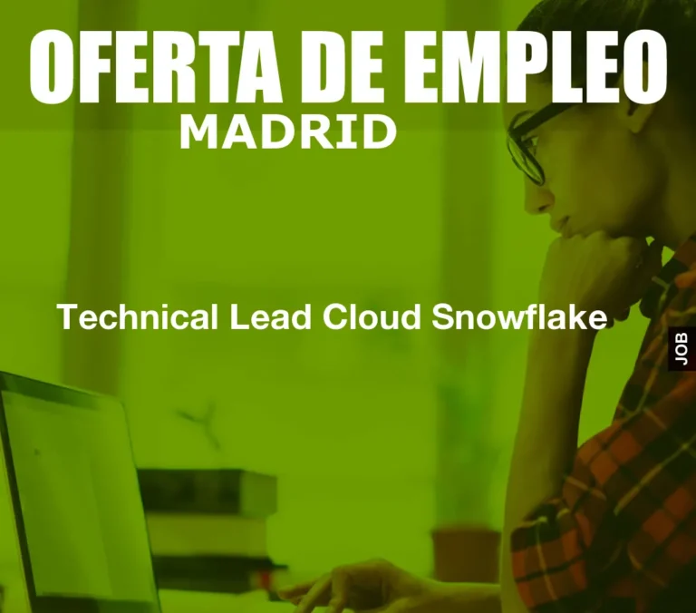 Technical Lead Cloud Snowflake