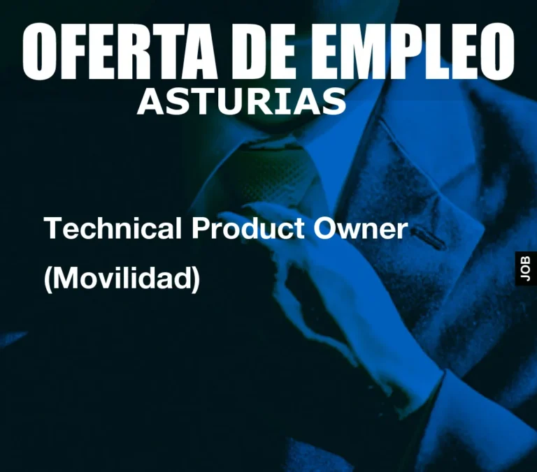 Technical Product Owner (Movilidad)