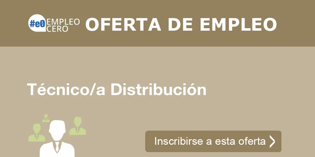 Técnico/a Distribución