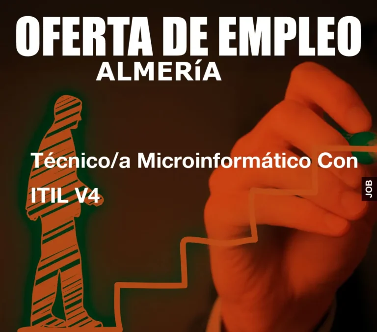 Técnico/a Microinformático Con ITIL V4