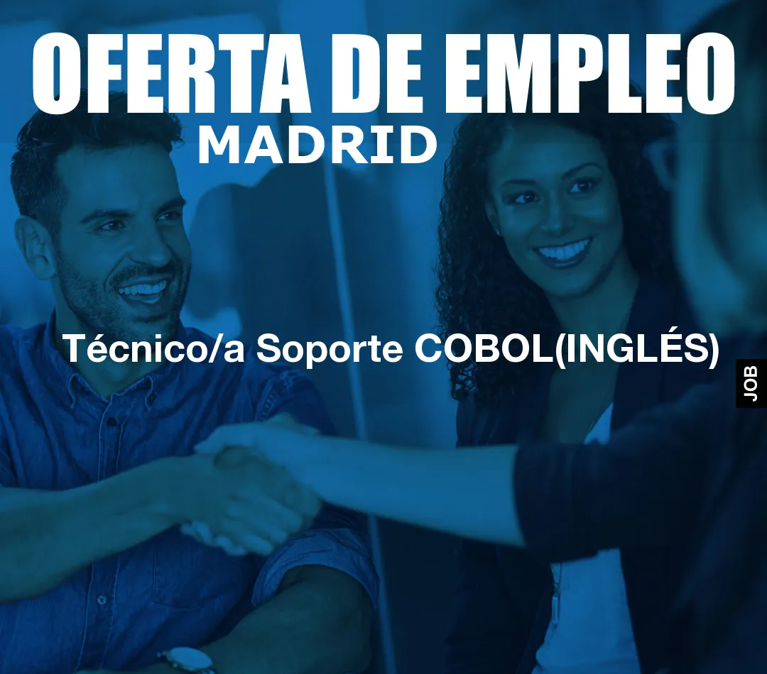 Técnico/a Soporte COBOL(INGLÉS)