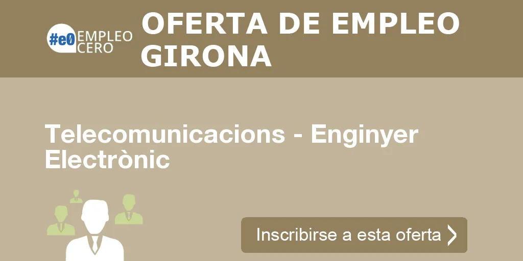 Telecomunicacions - Enginyer Electrònic