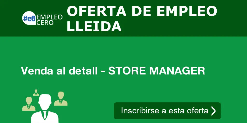 Venda al detall - STORE MANAGER