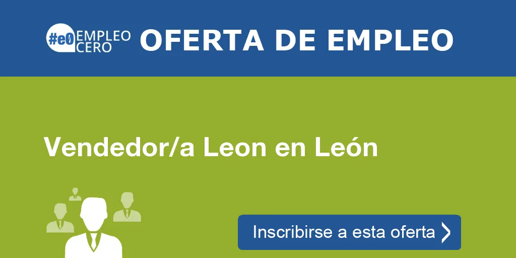 Vendedor/a Leon en León